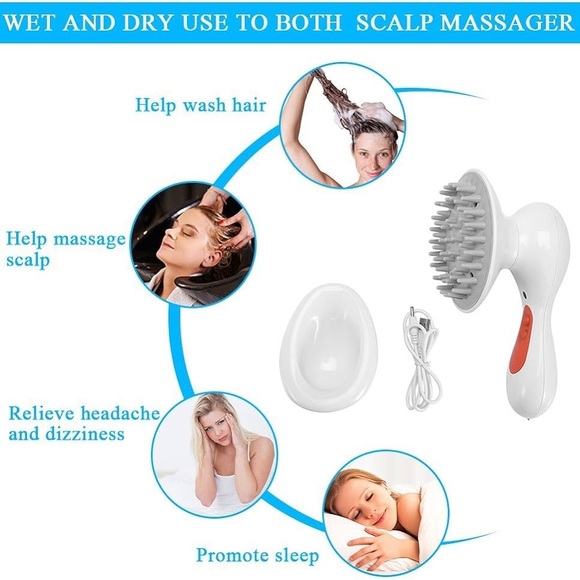 CNAIER AE-902 Multi-functional Electric Head Massager w/ 7 Vibration Modes, NIB - Picture 5 of 10